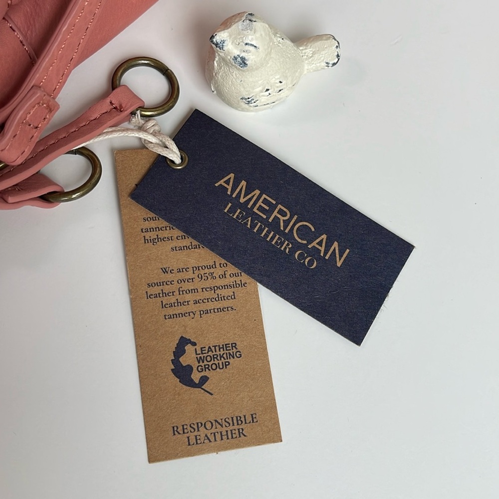 American Leather Co. Cleveland NS Crossbody In Sunkissed  New With Tag 🏷️ - Picture 8 of 10